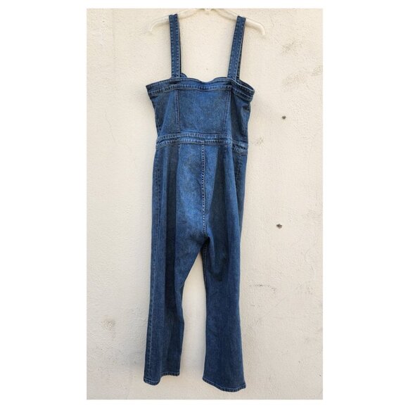 GRLFRND Hill Slim Denim Jumpsuit Overalls Alive Again - Picture 4 of 8